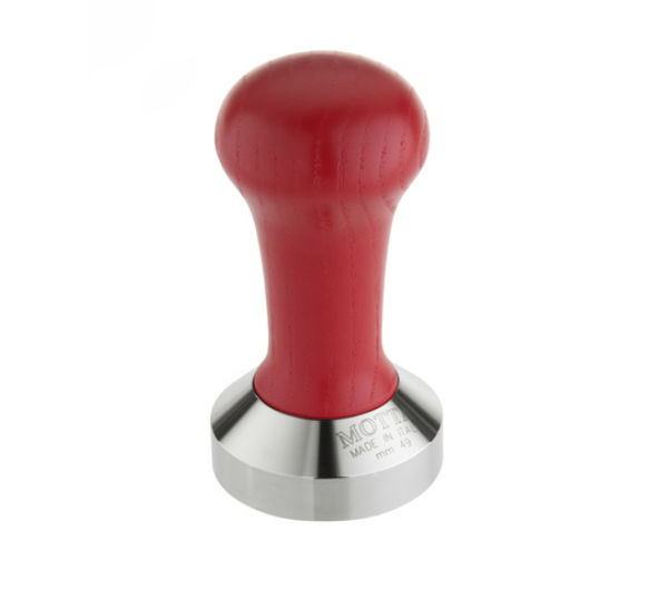 Professional Tamper 49mm red - flat base